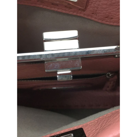 Fendi Peekaboo Mini Celeria Python Handbag - Picture 6 of 6